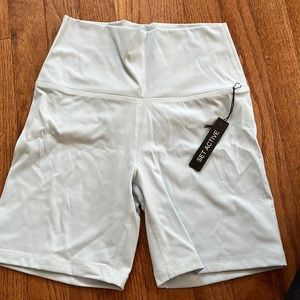 set active biker shorts in summer